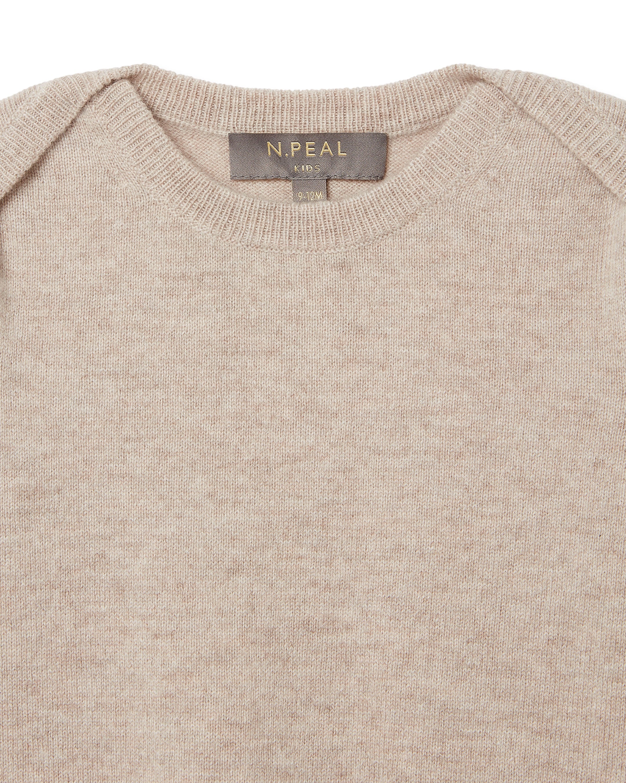 Bear Cashmere Jumper Light Oatmeal Brown - Image 9