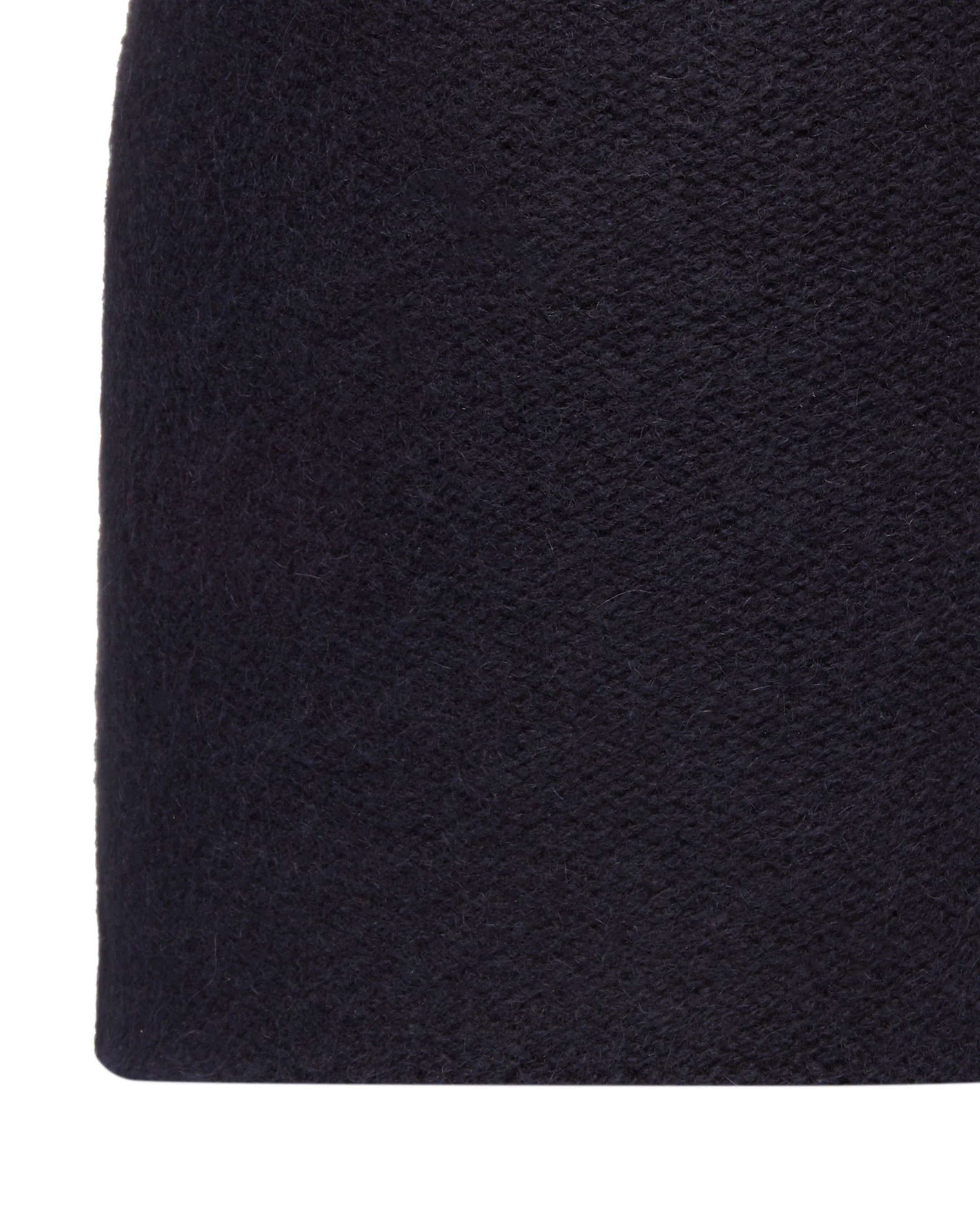 Unisex Double Layer Cashmere Beanie Navy Blue - Image 2