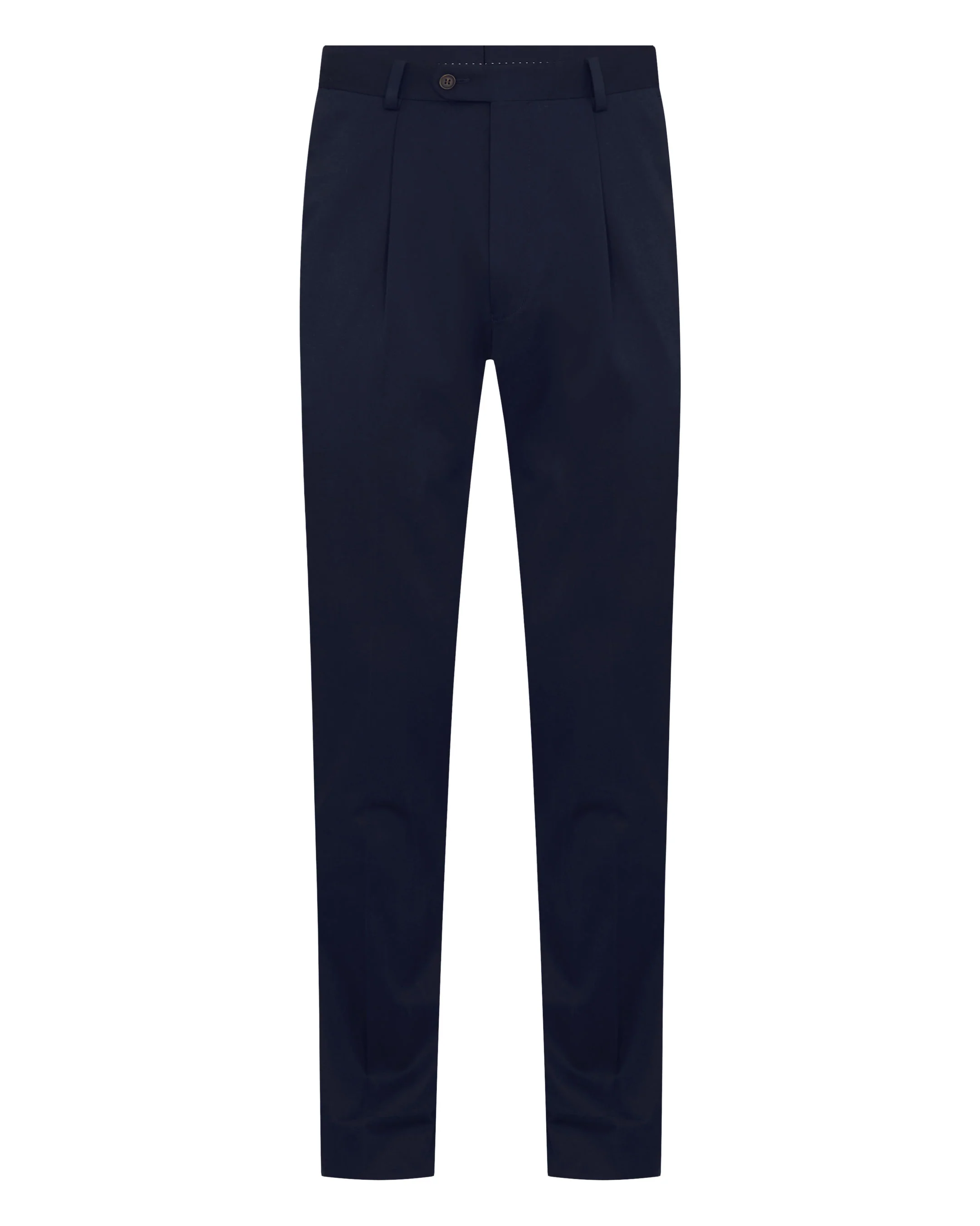 Men's Atrani Cotton Trousers Navy Blue - Image 2