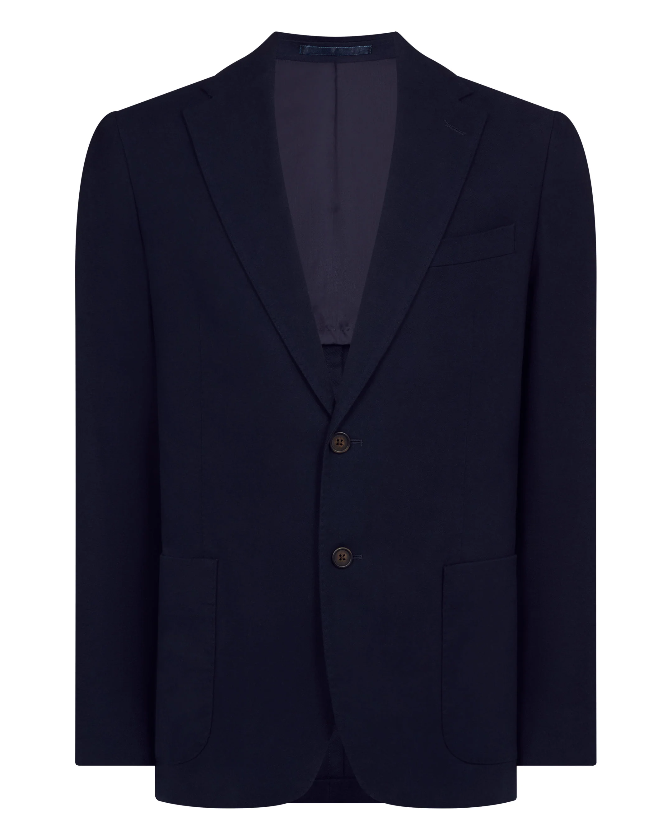 Men's Monaco Flannel Cotton Jacket Navy Blue - Image 2
