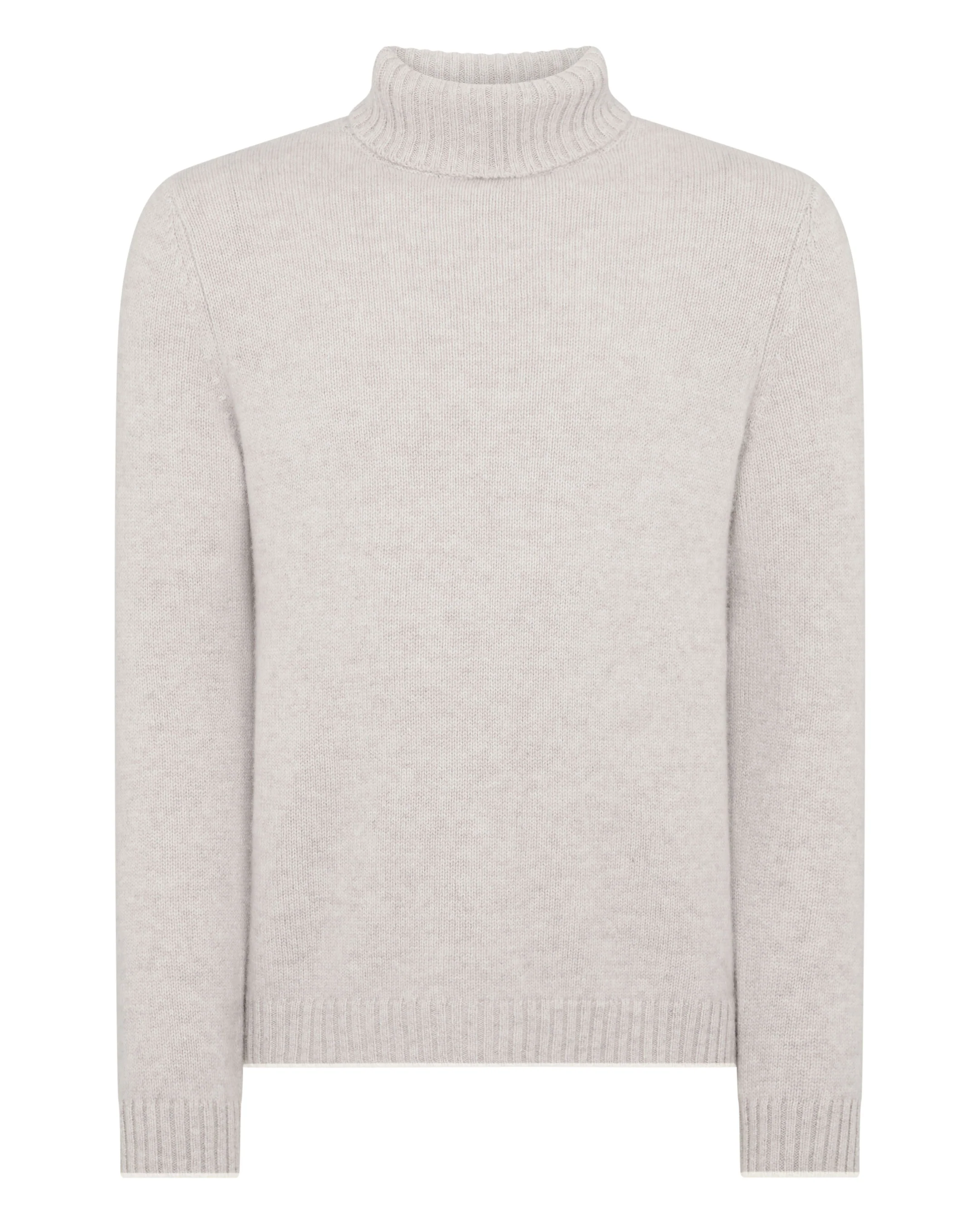 TUCCI CHUNKY ROLL NECK Pebble Grey - Image 2