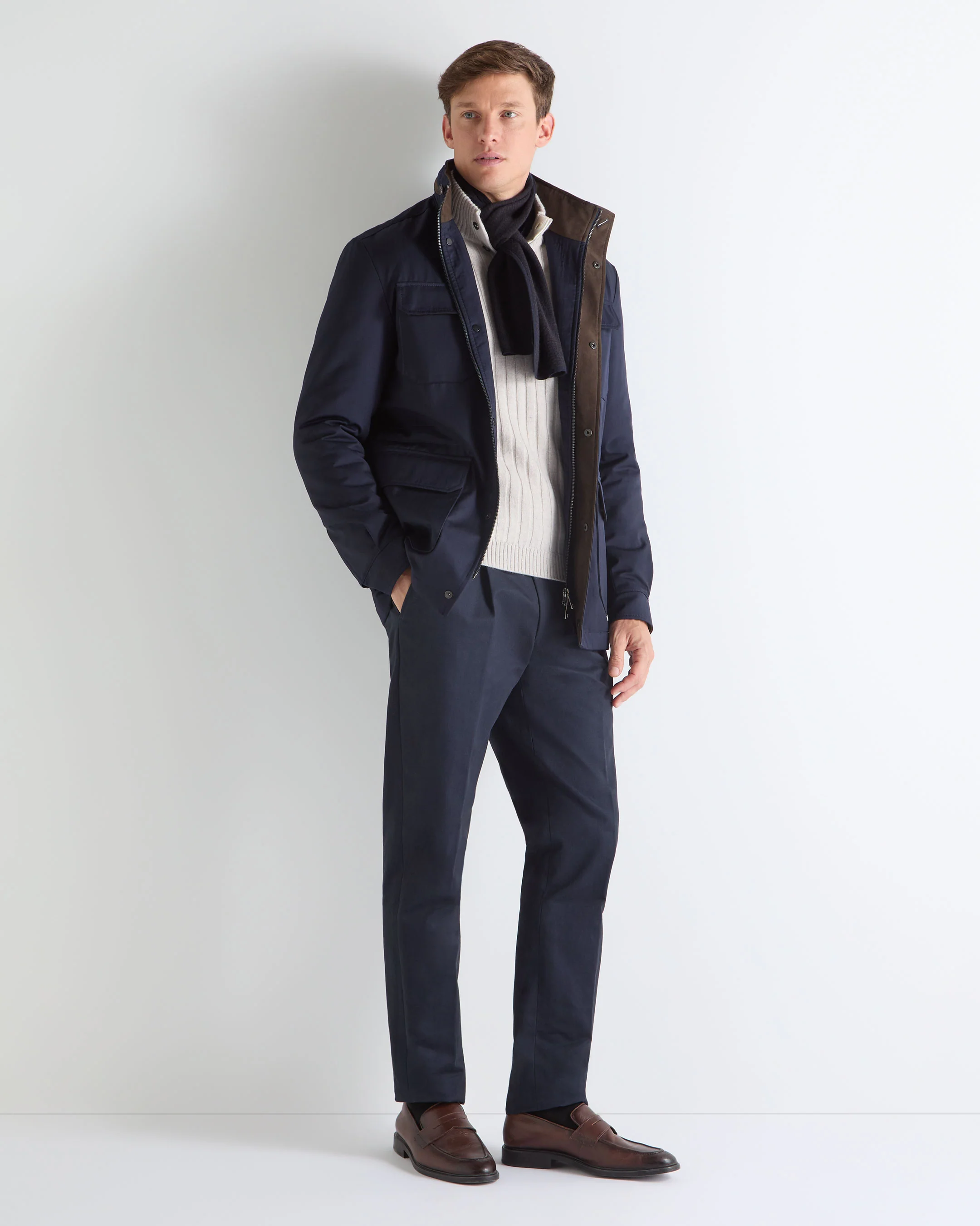 TUCCI FIELD JACKET Navy Blue - Image 4