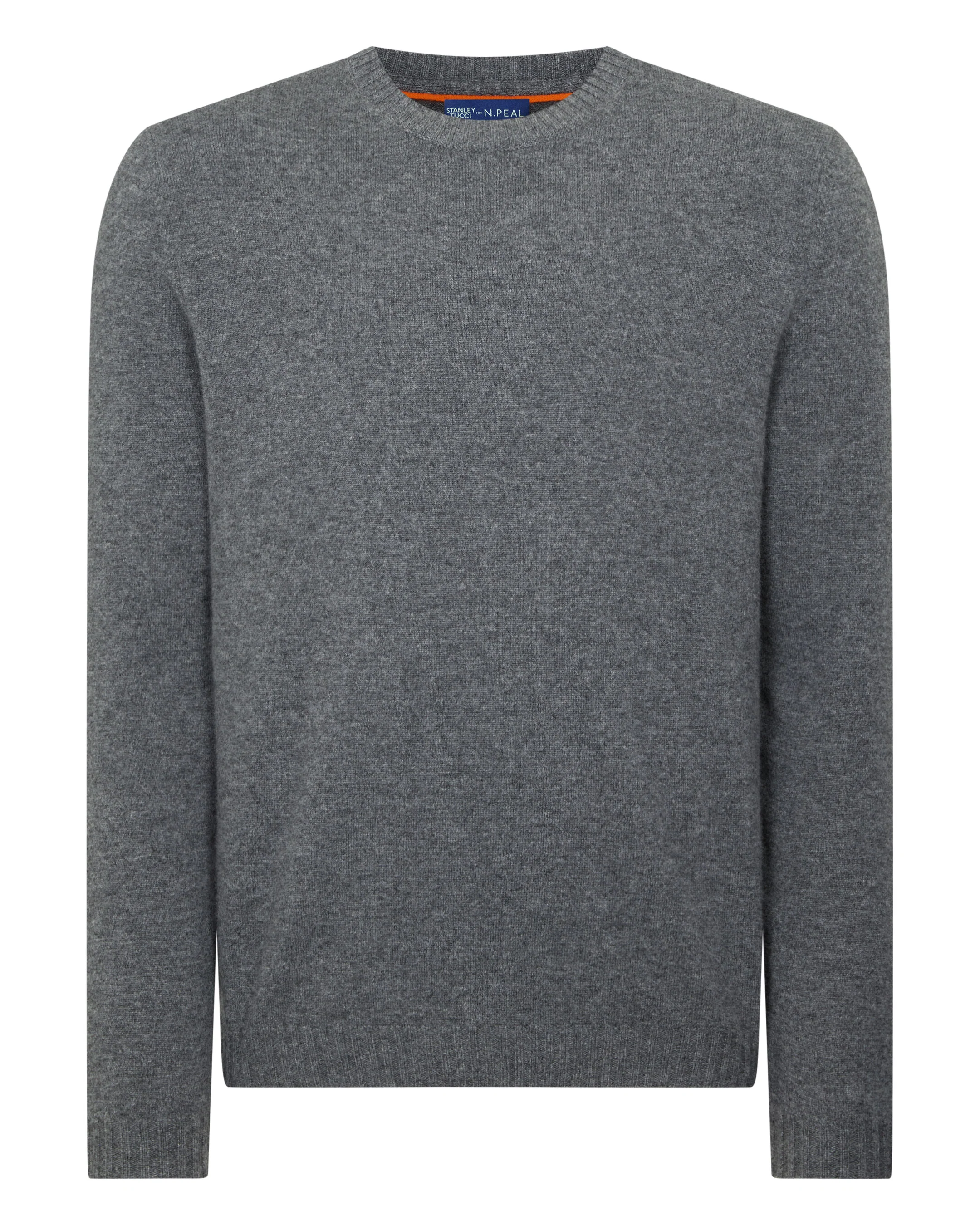 TUCCI ROUND NECK SWEATER Elephant Grey - Image 2