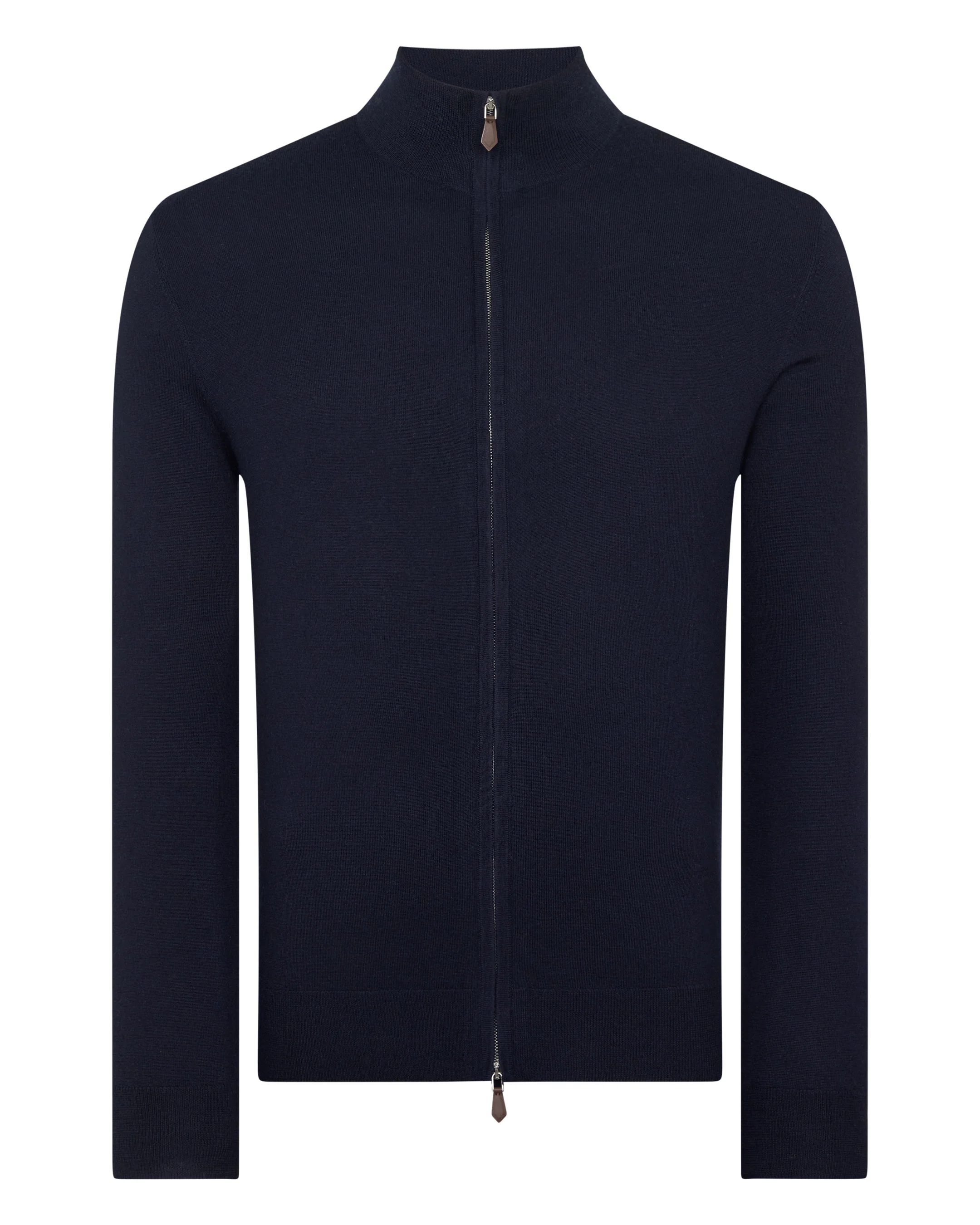 TUCCI SUPERFINE FULL ZIP Navy Blue - Image 2