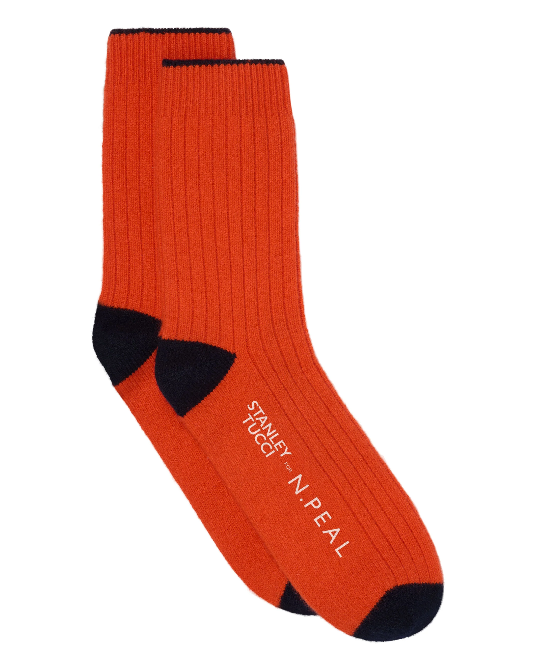 TUCCI TRAVEL SOCK Tucci Orange + Navy Blue - Image 2
